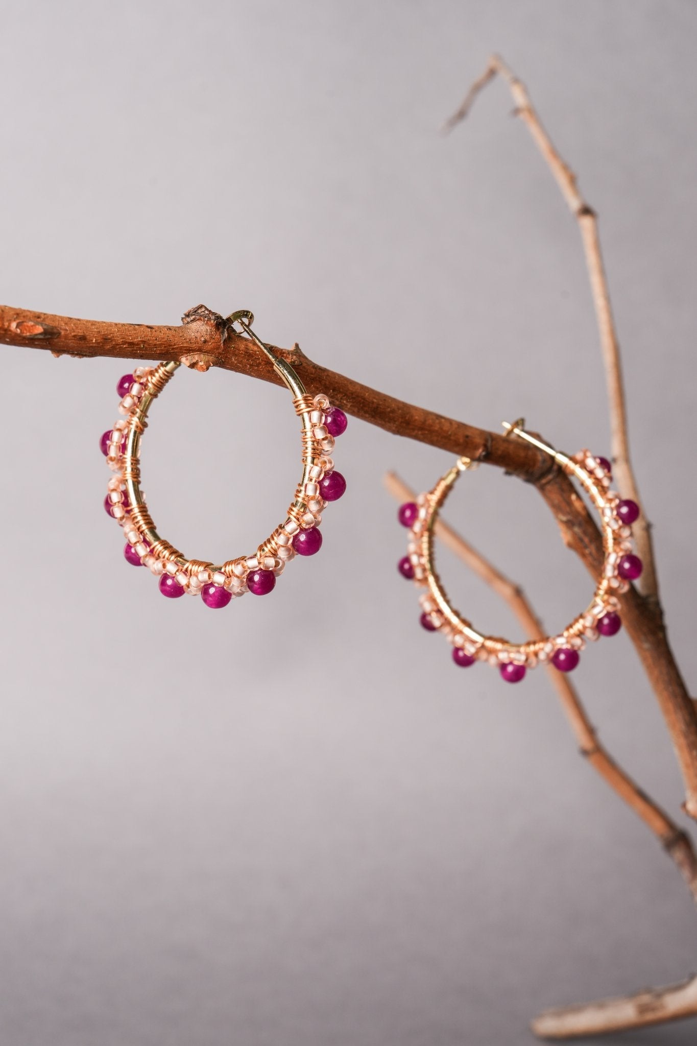 Fiona earrings - Cahaya morphosis